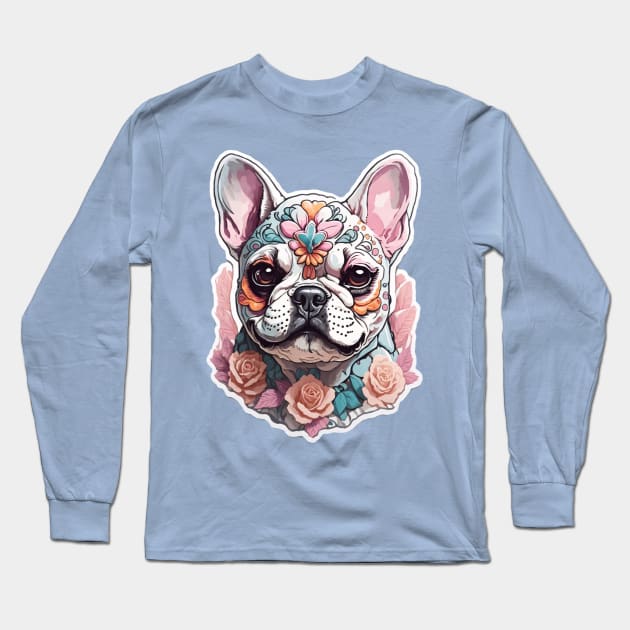 Decorative French Bulldog! Long Sleeve T-Shirt by SocietyTwentyThree